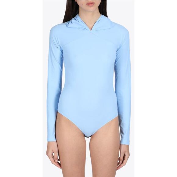 MM6 Maison Margiela Scarf Neck Bodysuit Size S New with Tags - Picture 1 of 12
